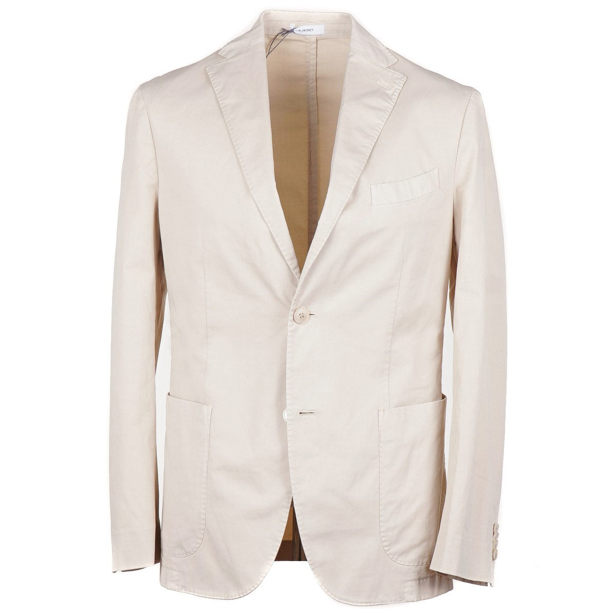 Boglioli Tan Cotton 'K Jacket' Suit - Top Shelf Apparel