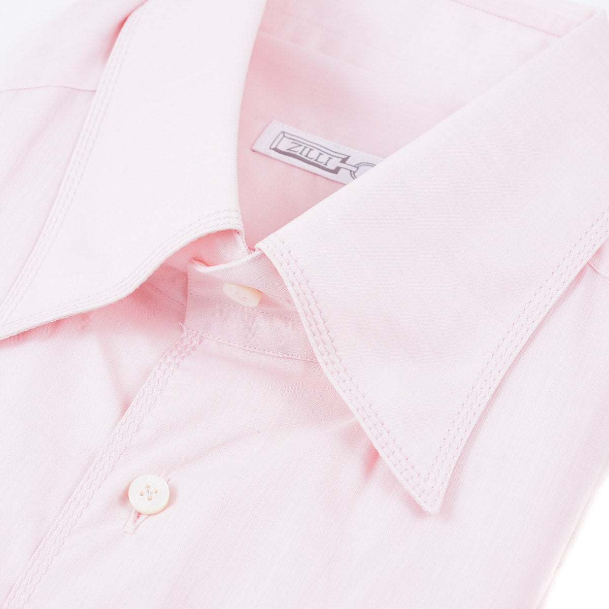 Zilli Light Pink Cotton Dress Shirt - Top Shelf Apparel