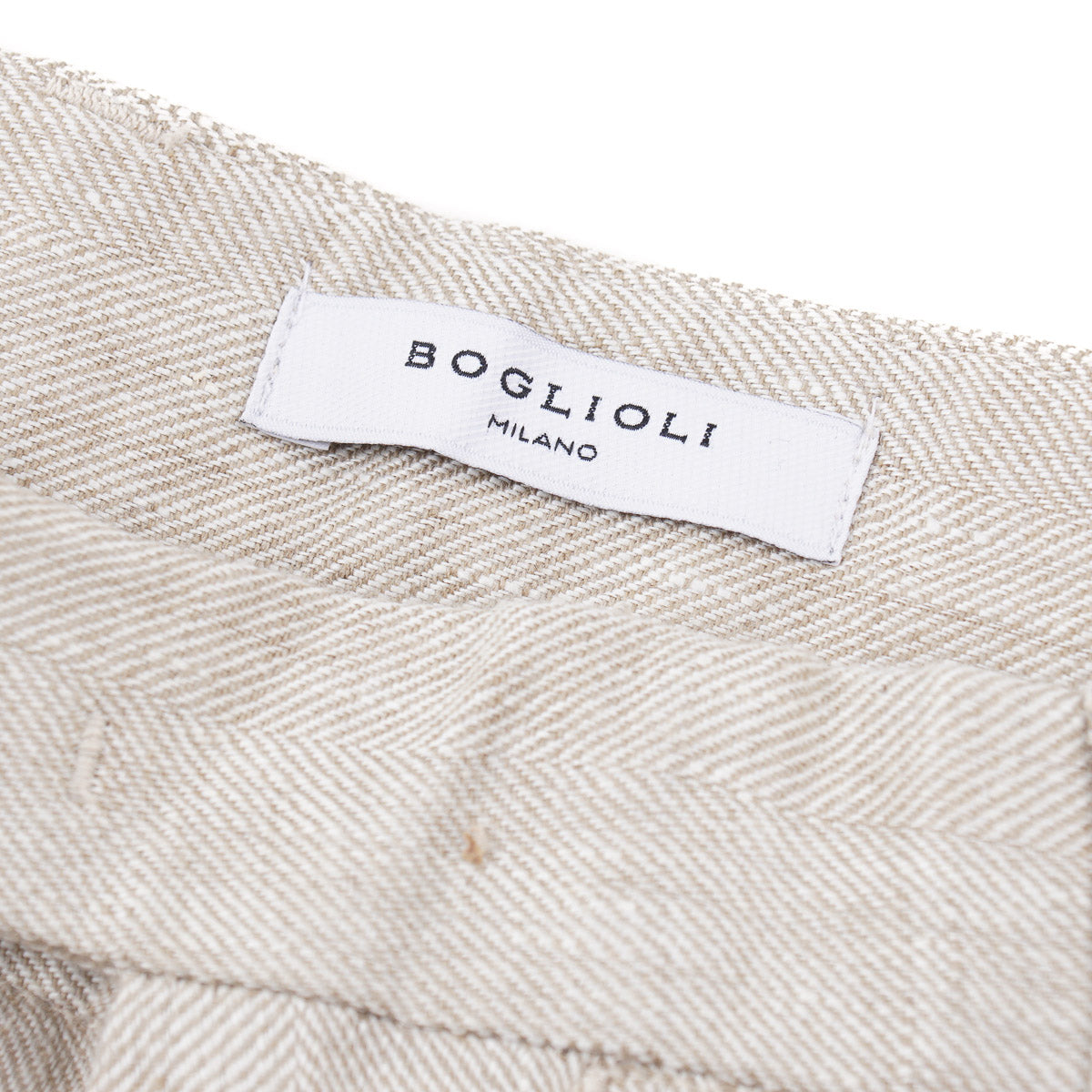 Boglioli Herringbone Linen Bermuda Shorts - Top Shelf Apparel