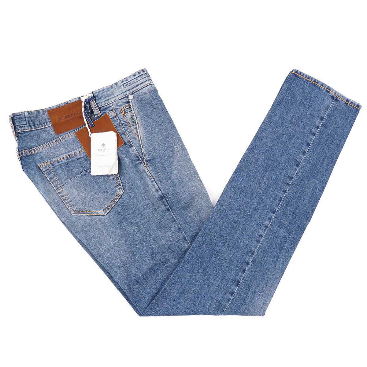 Luigi Borrelli Slim-Fit Denim Jeans - Top Shelf Apparel