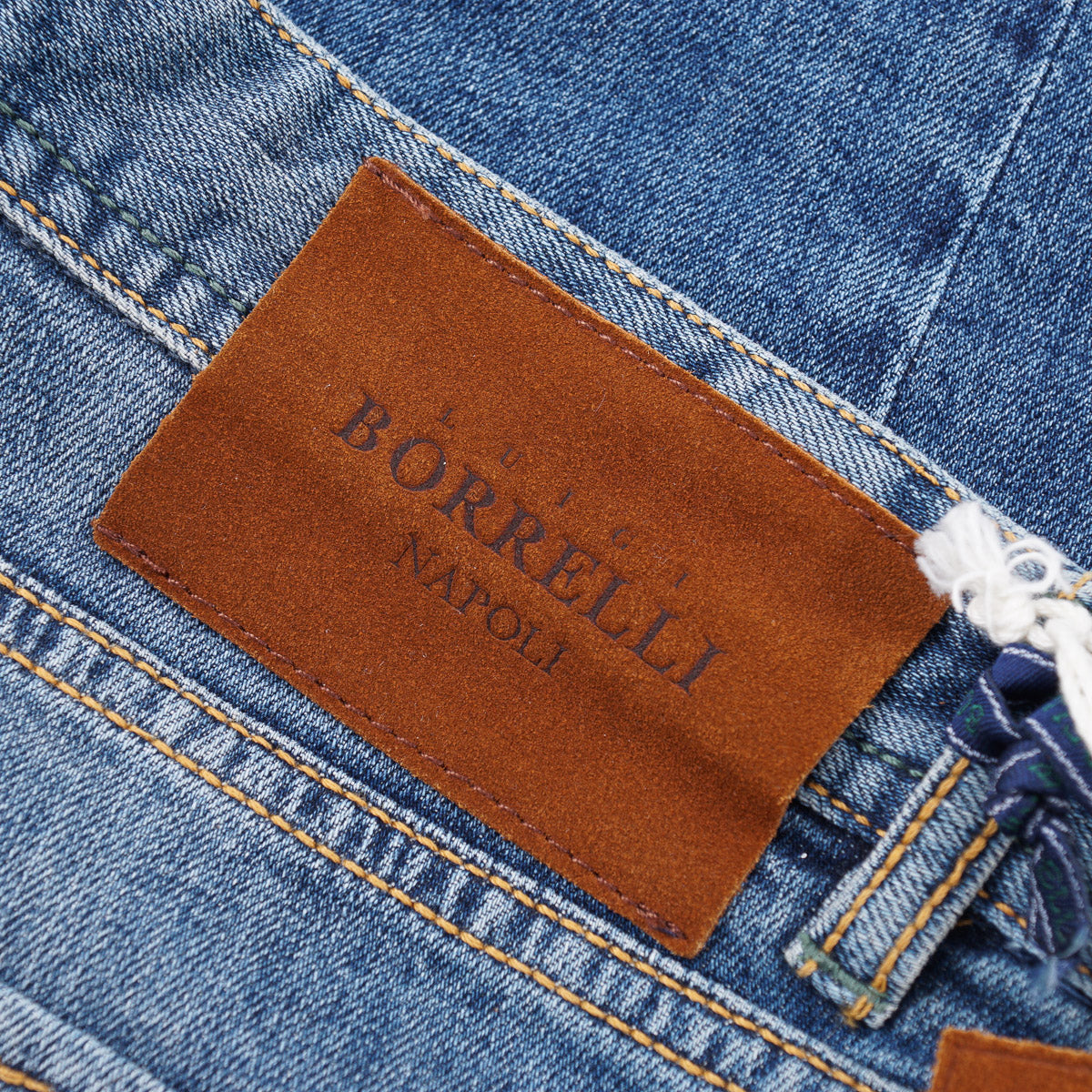 Luigi Borrelli Slim-Fit Denim Jeans - Top Shelf Apparel