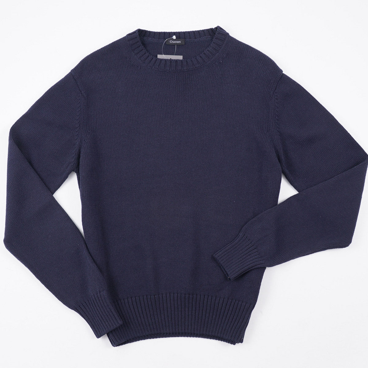 Cruciani Heavier Knit Cotton Sweater - Top Shelf Apparel