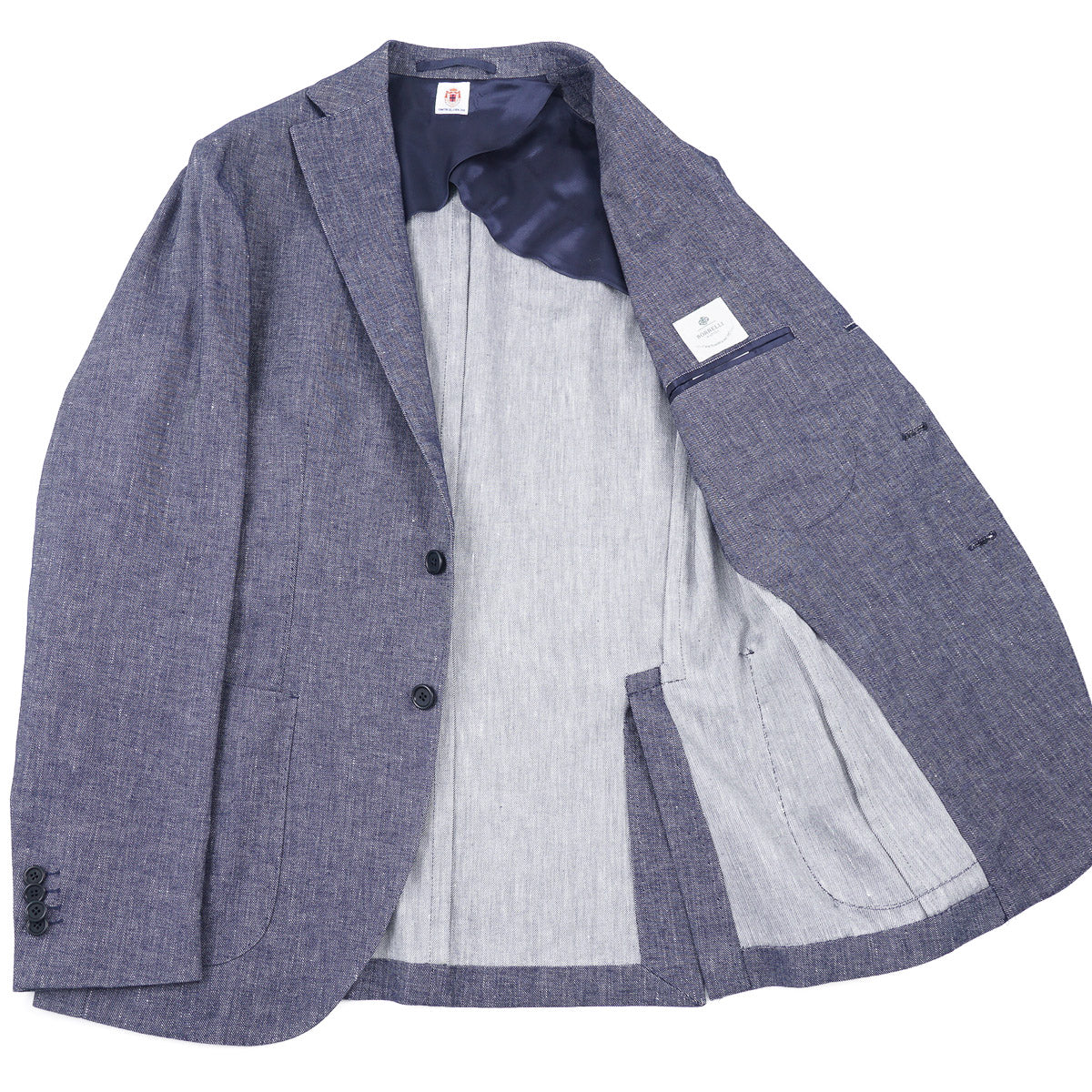 Luigi Borrelli Chambray Cotton-Linen Sport Coat - Top Shelf Apparel