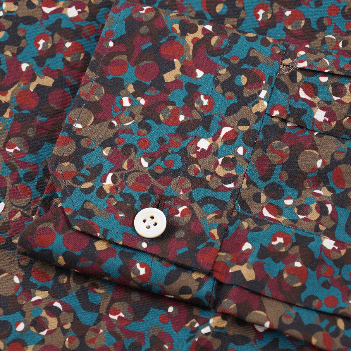 Kiton Multicolor Dot Print Shirt - Top Shelf Apparel