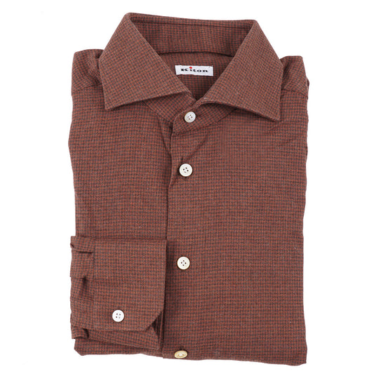 Kiton Extra-Soft Flannel Cotton Shirt - Top Shelf Apparel
