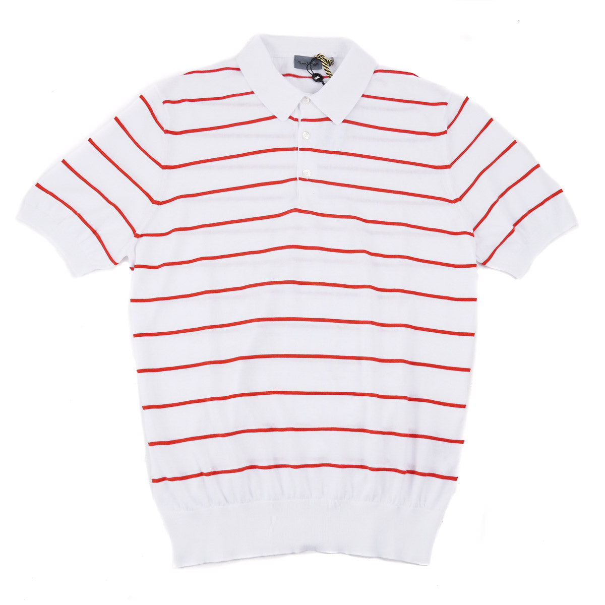 Sartorio Short-Sleeve Cotton Polo Sweater - Top Shelf Apparel