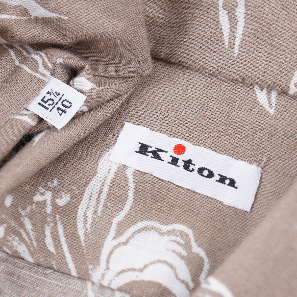 Kiton Floral Printed Cotton Shirt - Top Shelf Apparel