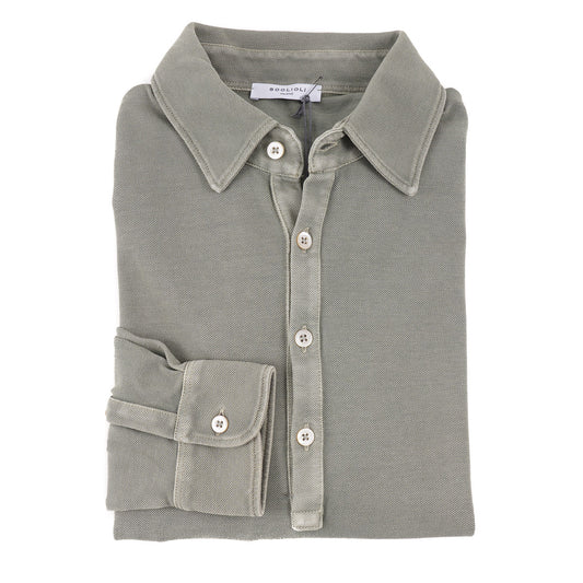 Boglioli Pique Knit Cotton Polo Shirt - Top Shelf Apparel