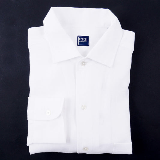 Fedeli Regular-Fit Woven Linen Shirt - Top Shelf Apparel