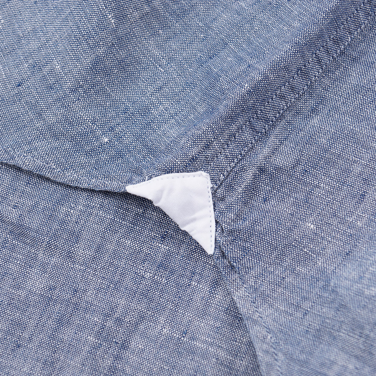 Fedeli Woven Chambray Linen Shirt - Top Shelf Apparel