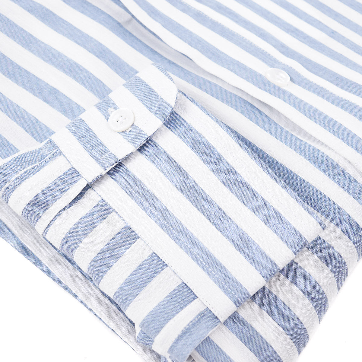 Fedeli Striped Linen-Blend Shirt - Top Shelf Apparel