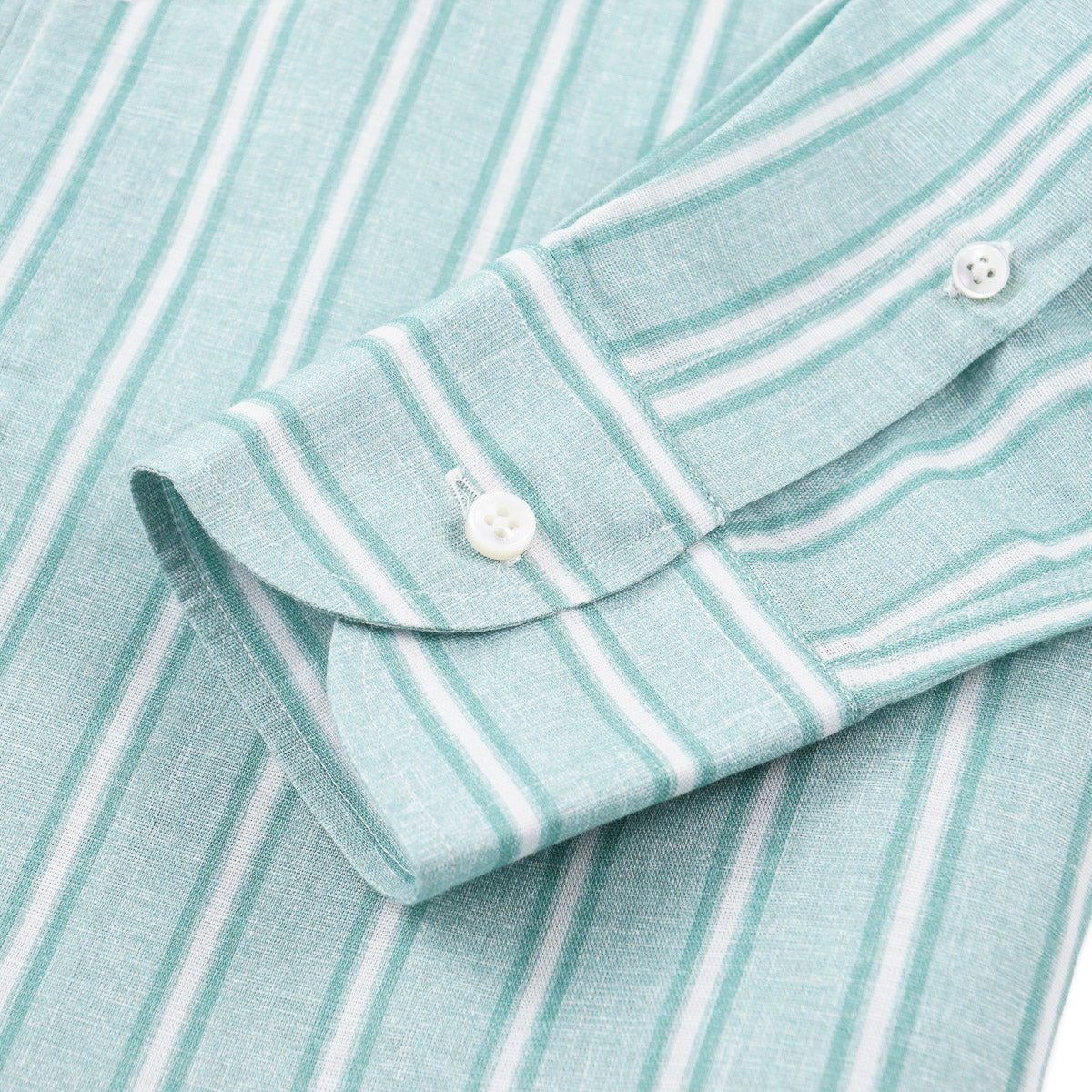 Fedeli Striped Linen-Cotton Shirt - Top Shelf Apparel