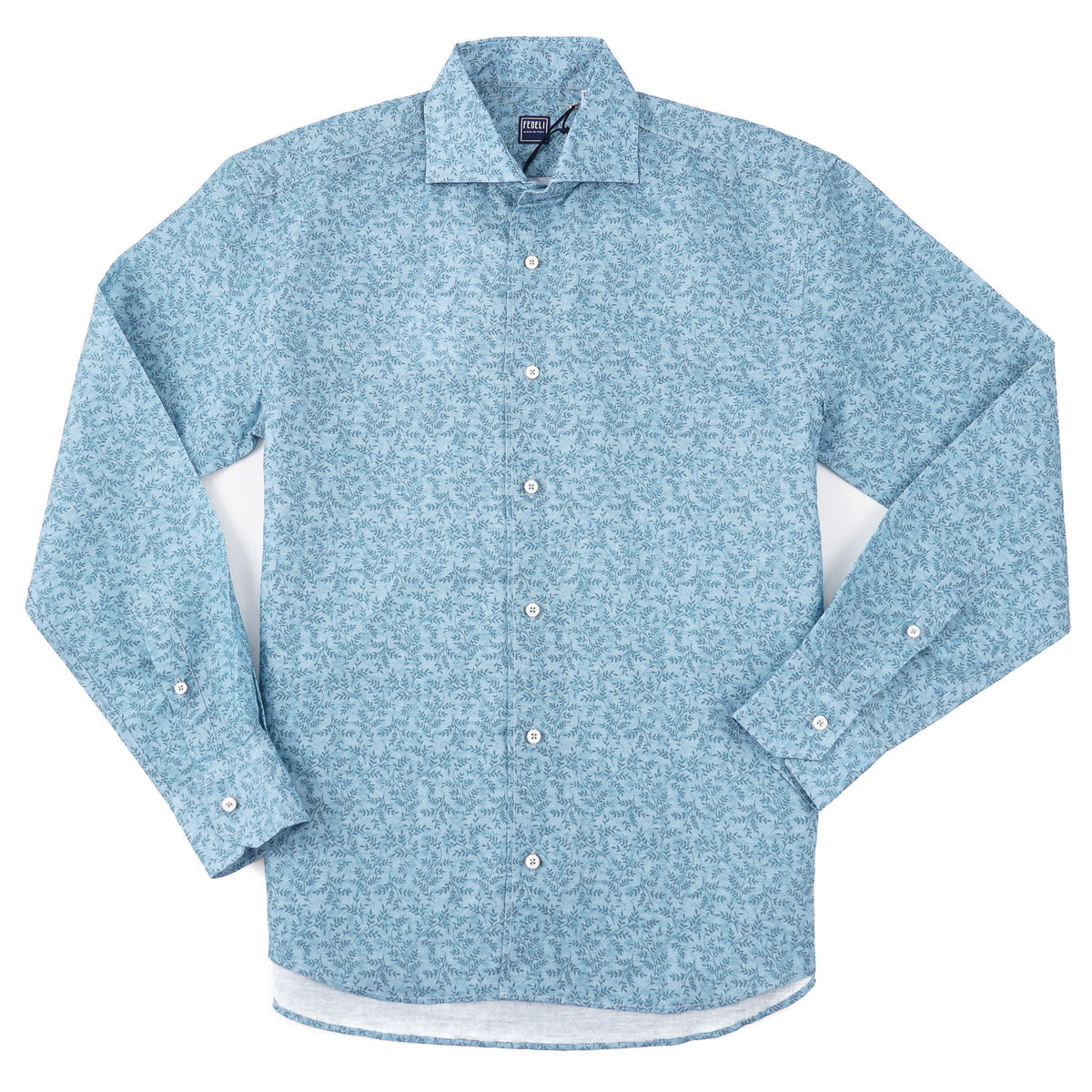 Fedeli Floral Linen-Cotton Shirt - Top Shelf Apparel