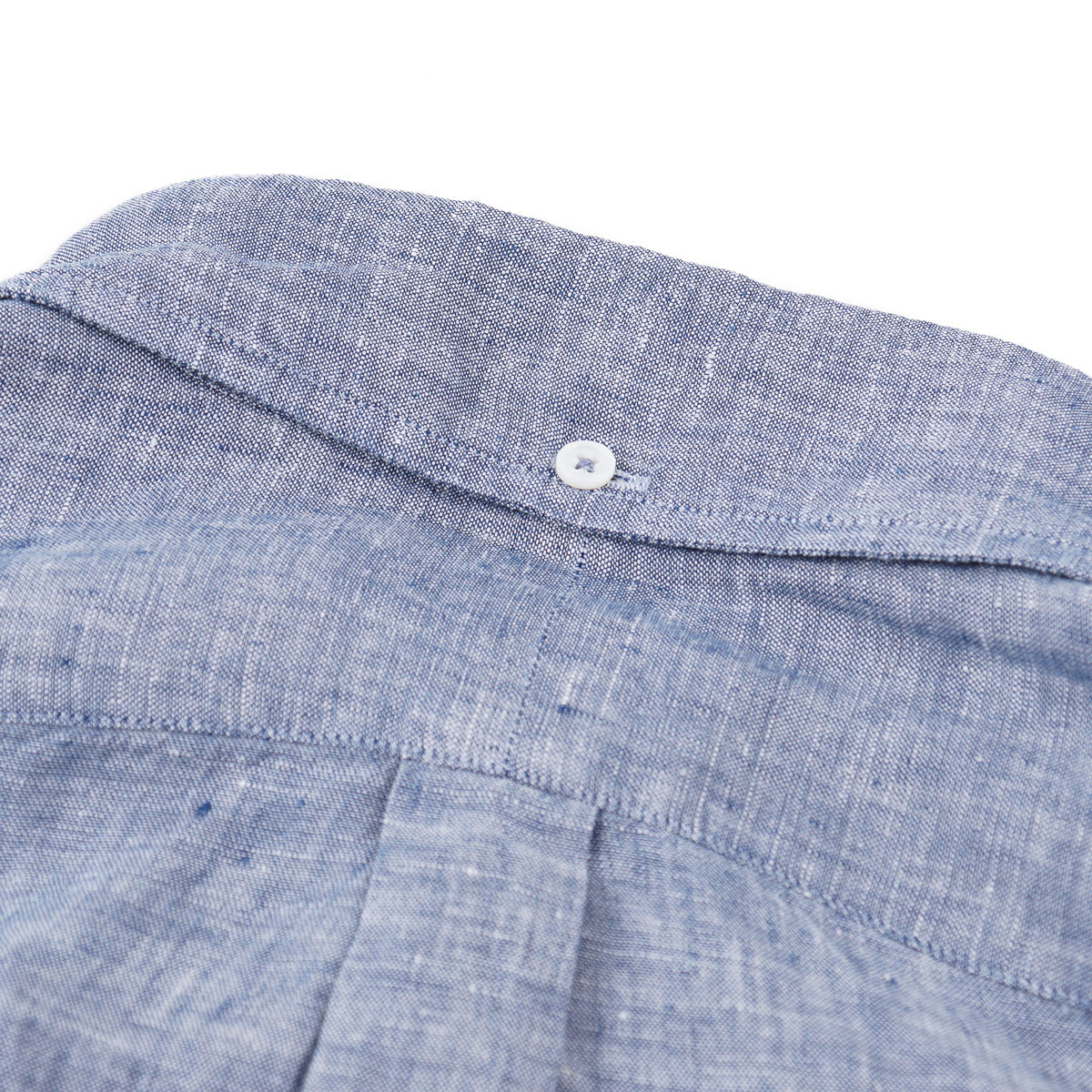 Fedeli Woven Chambray Linen Shirt - Top Shelf Apparel