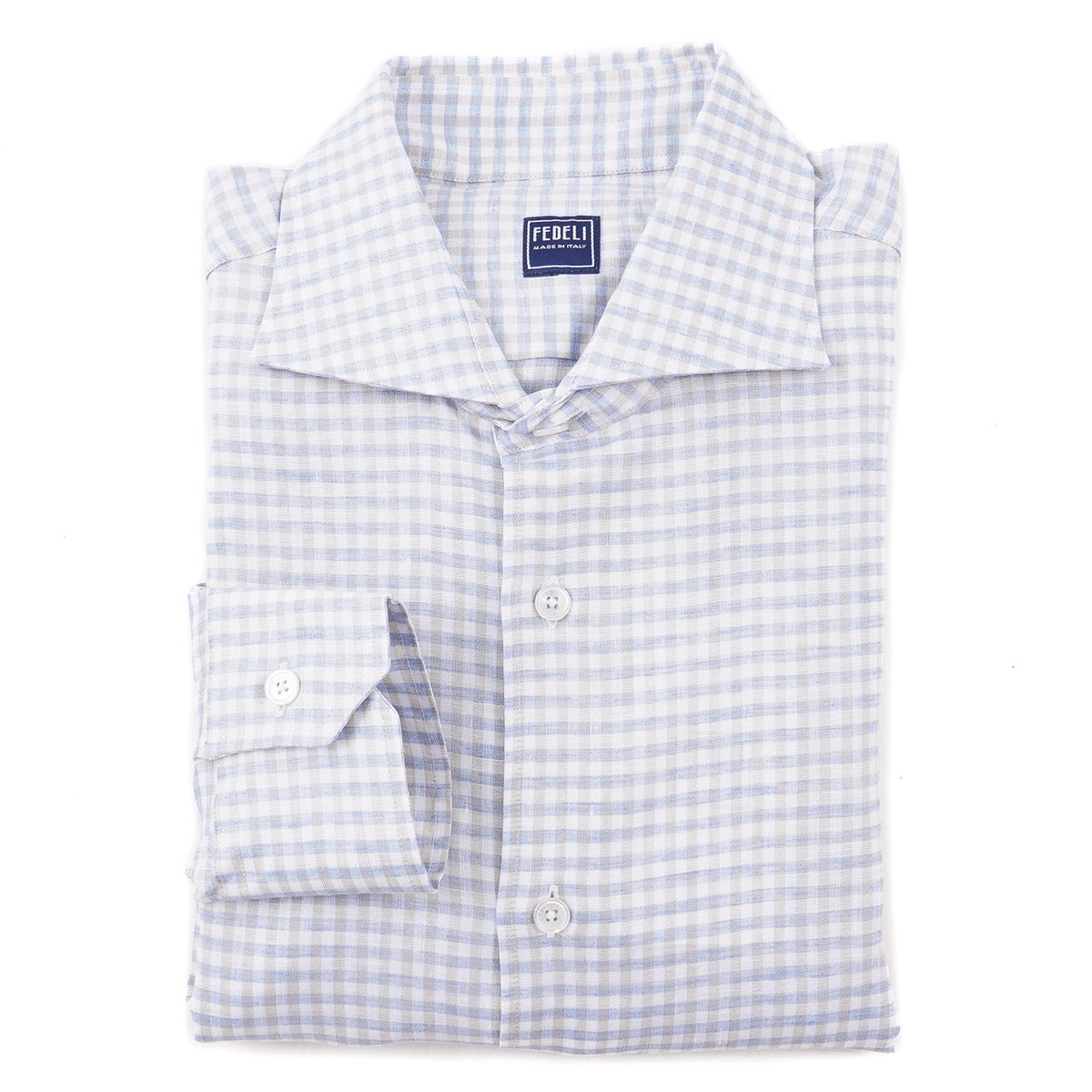 Fedeli 'Roby' Slim-Fit Linen Shirt - Top Shelf Apparel