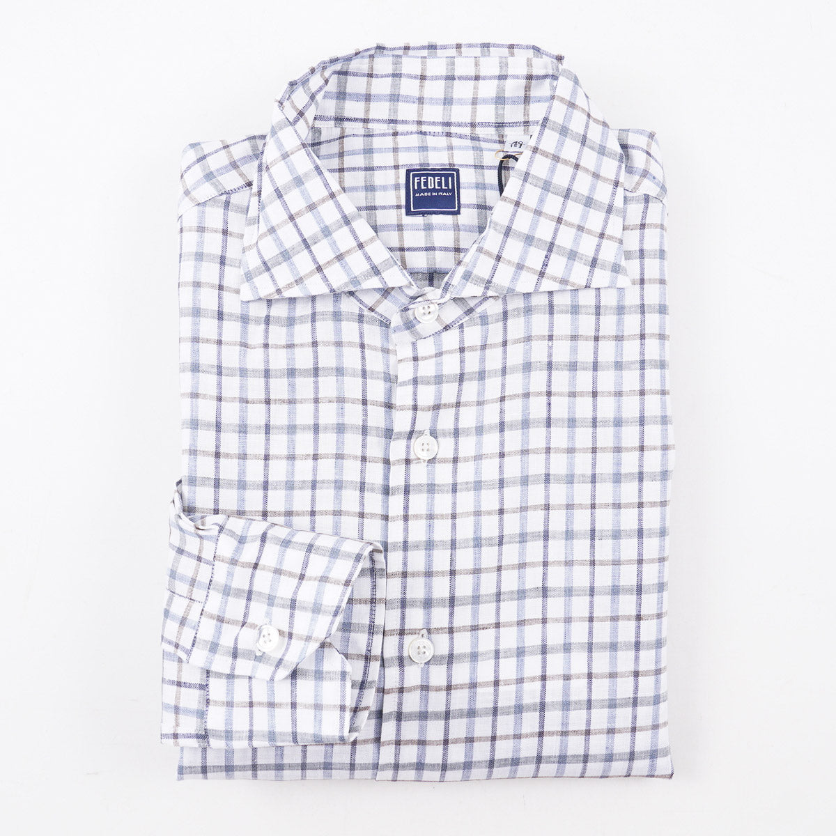 Fedeli 'Roby' Slim-Fit Linen Shirt - Top Shelf Apparel