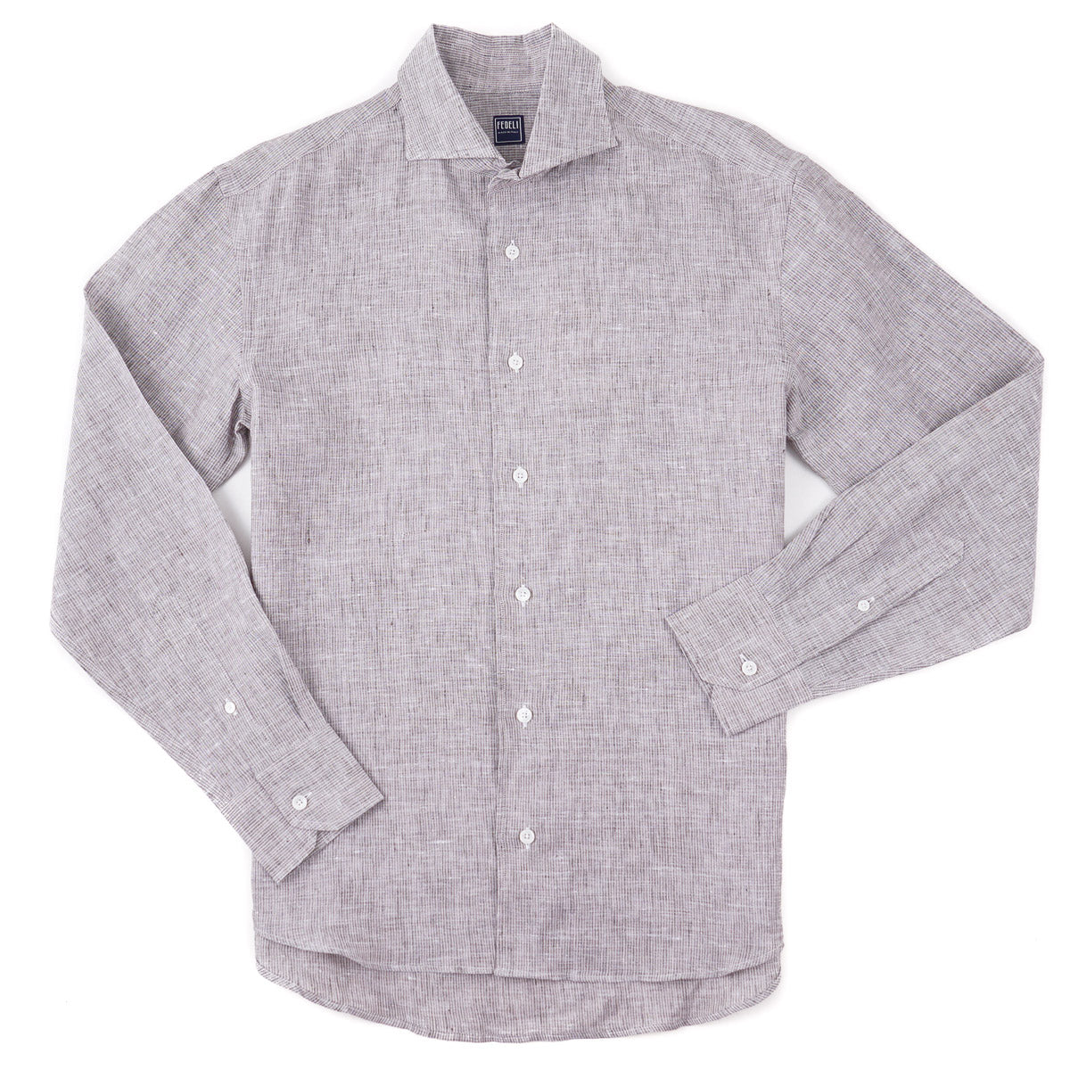 Fedeli 'Roby' Slim-Fit Linen Shirt - Top Shelf Apparel