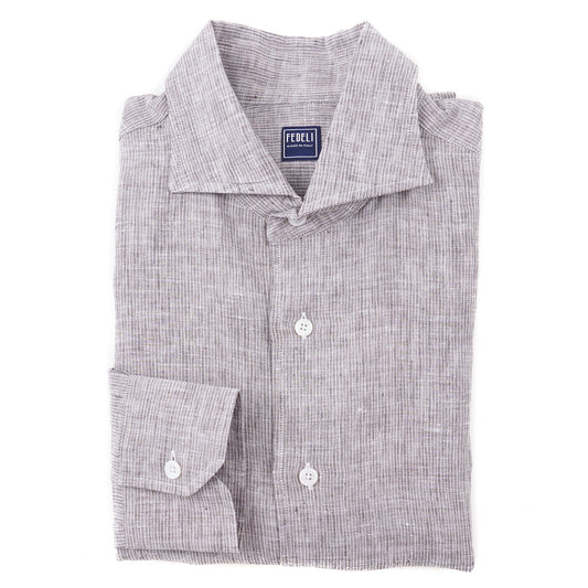 Fedeli 'Roby' Slim-Fit Linen Shirt - Top Shelf Apparel