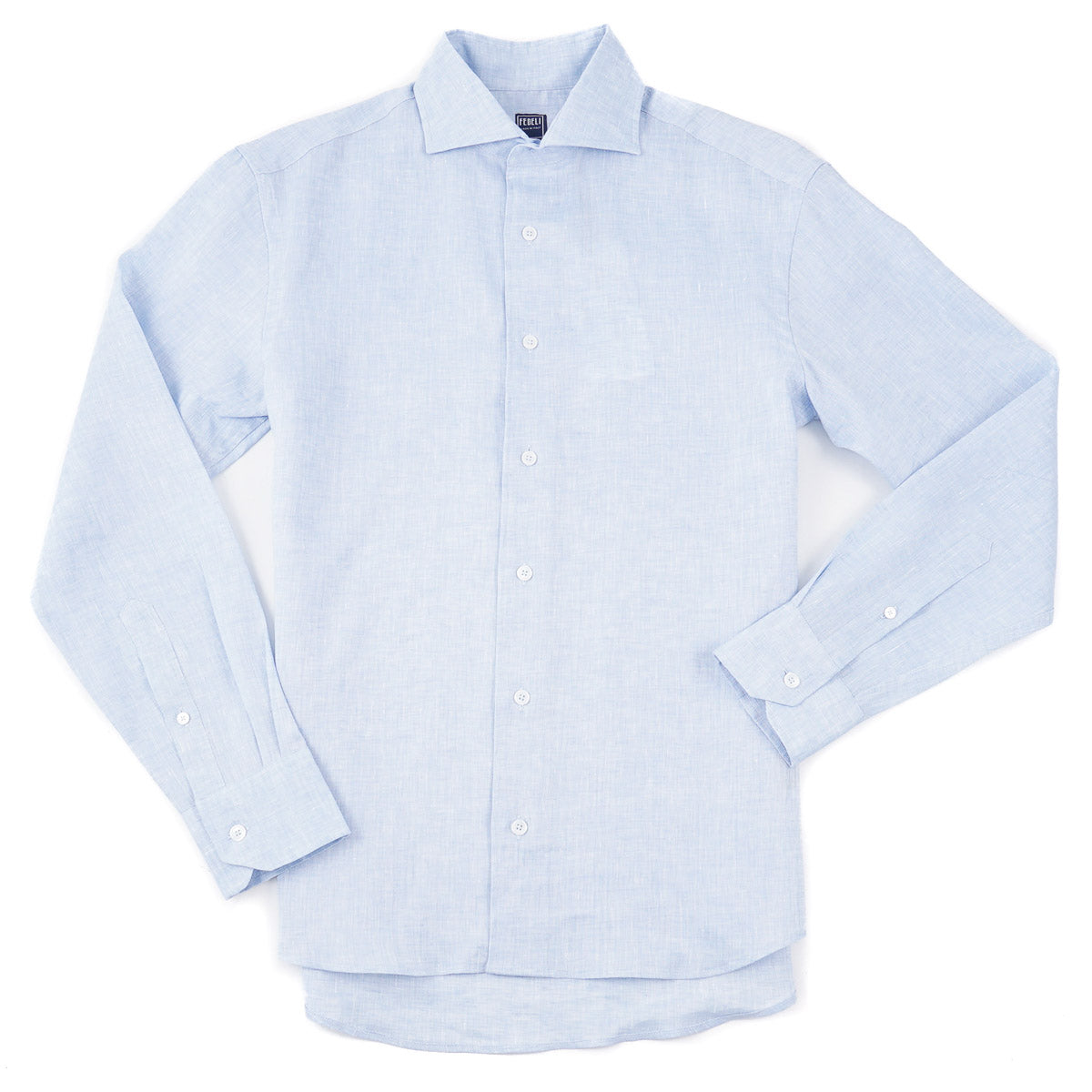 Fedeli 'Roby' Slim-Fit Linen Shirt - Top Shelf Apparel