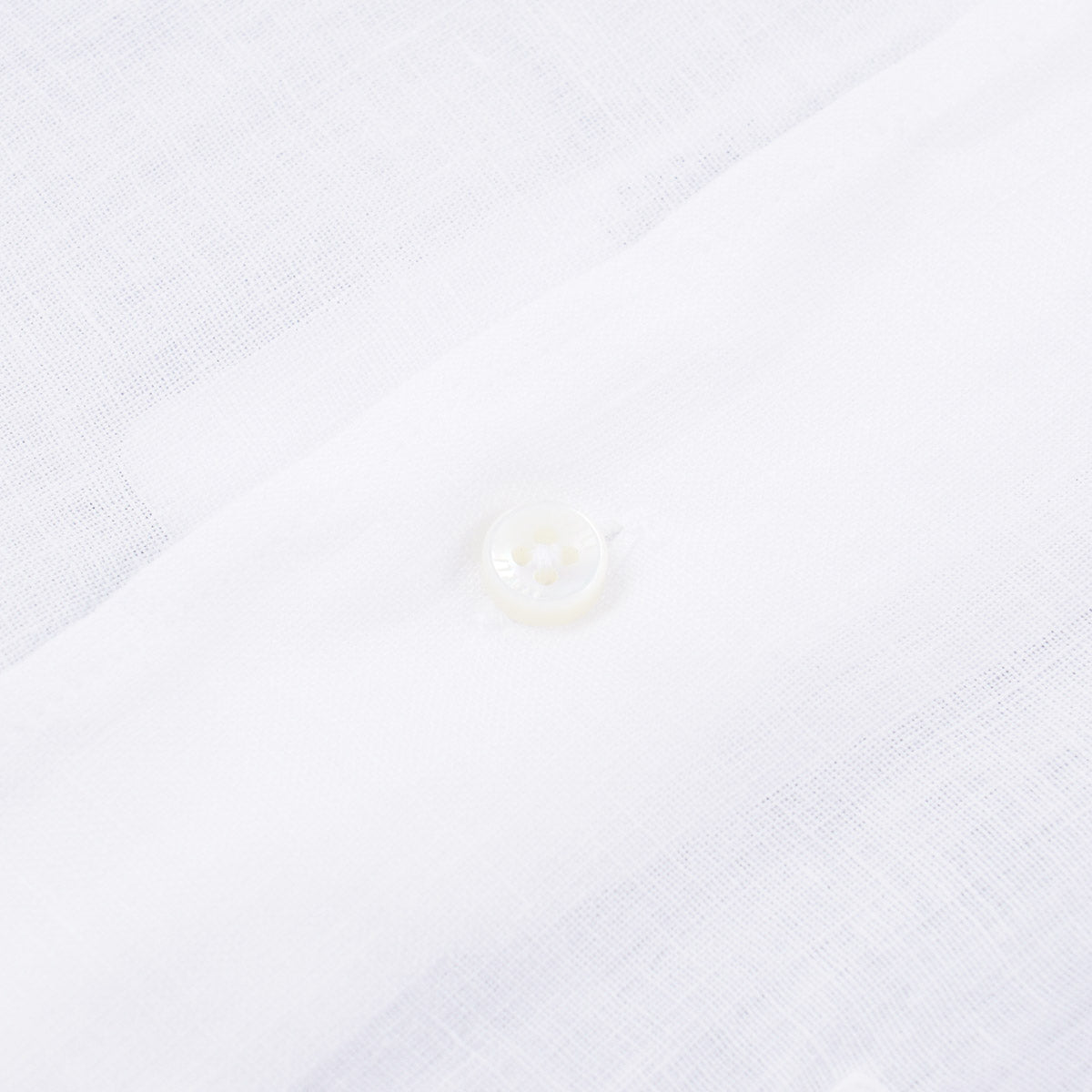 Fedeli Solid White Pure Linen Shirt - Top Shelf Apparel