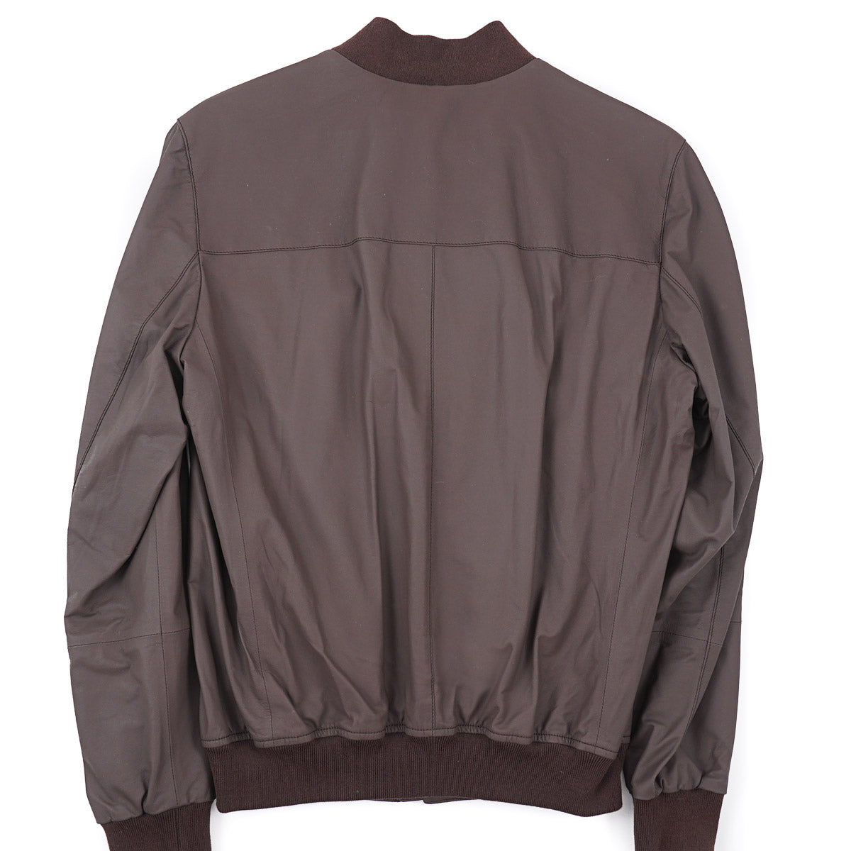 Enrico Mandelli Matte Lamb Leather Jacket