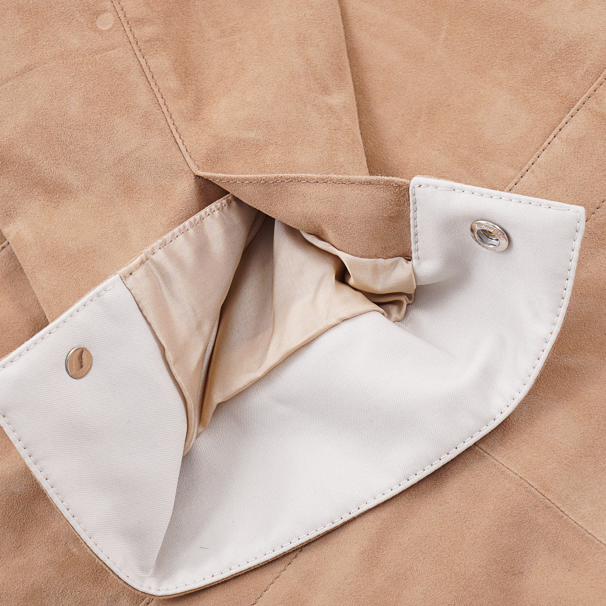 Enrico Mandelli Nappa Suede Overshirt Jacket