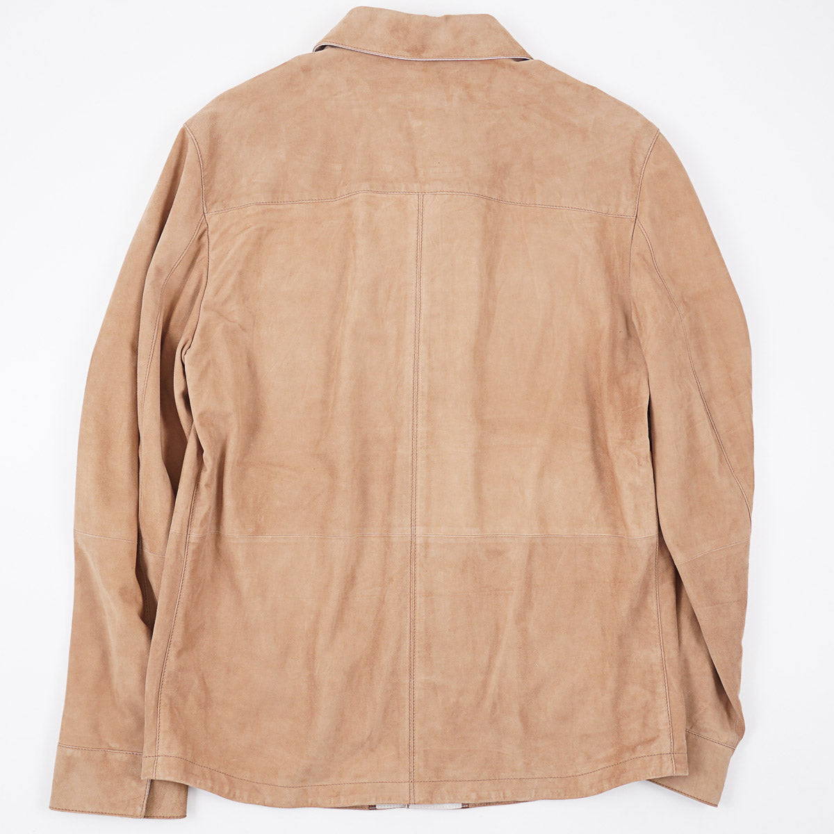 Enrico Mandelli Nappa Suede Overshirt Jacket