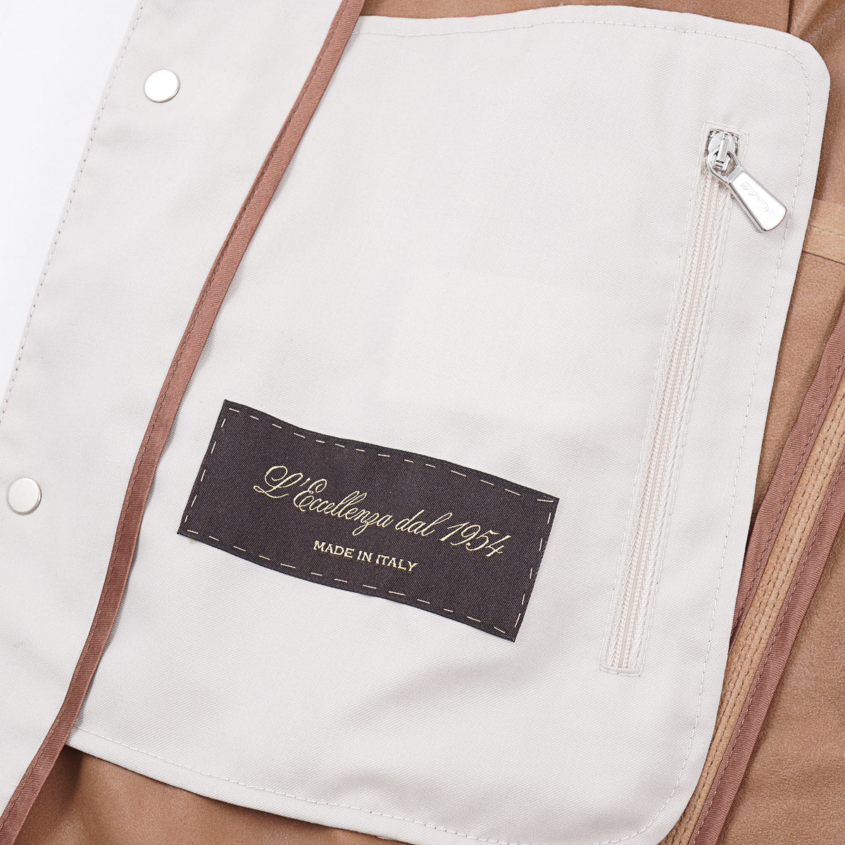 Enrico Mandelli Nappa Suede Overshirt Jacket