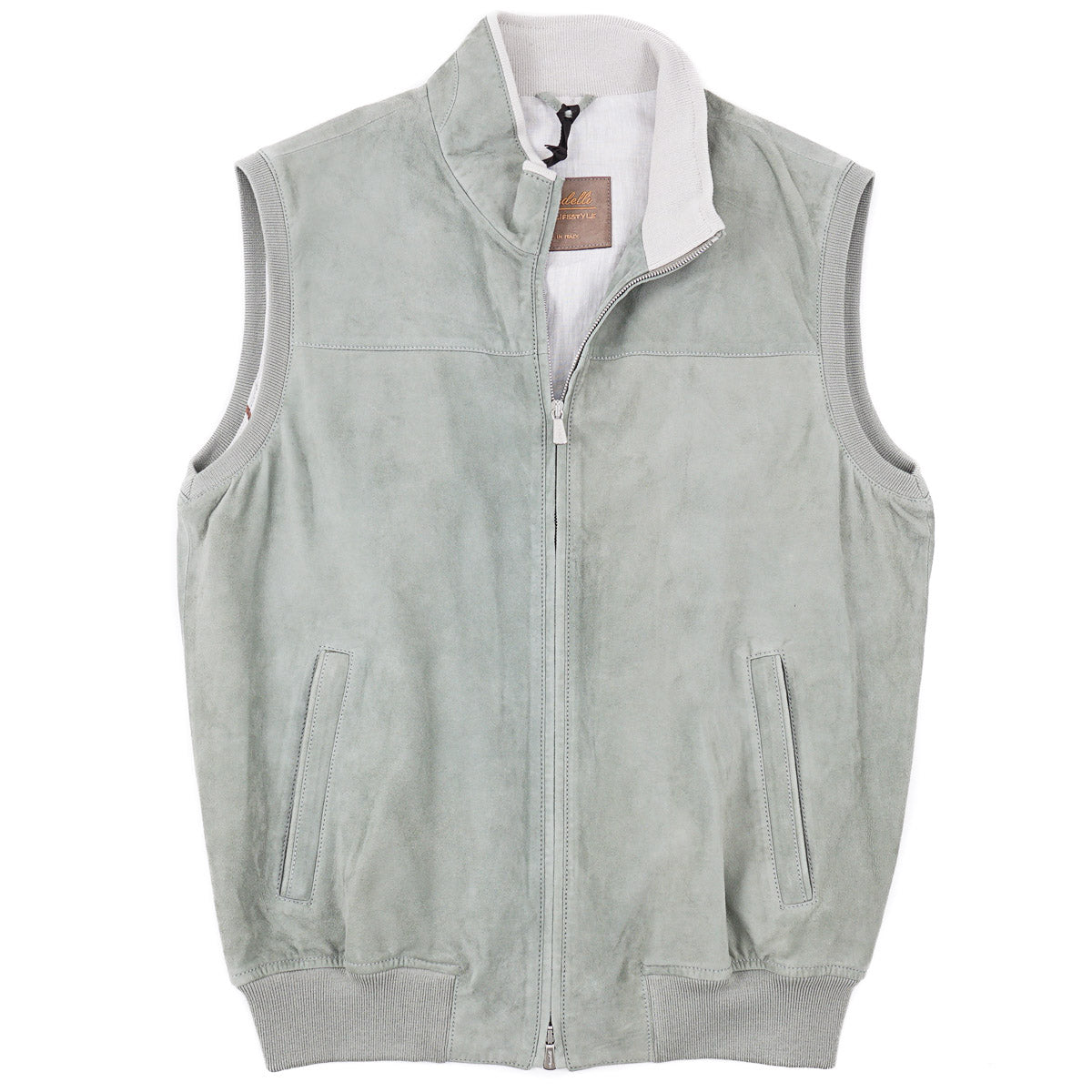 Enrico Mandelli Soft Nappa Suede Vest