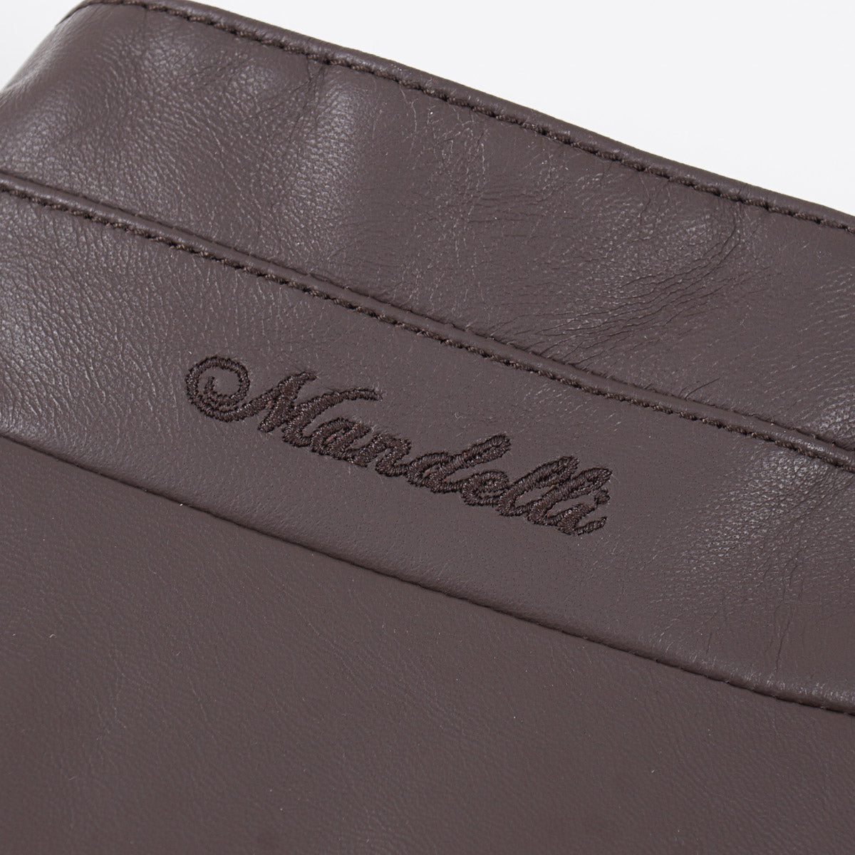 Enrico Mandelli Satin Lamb Leather Jacket