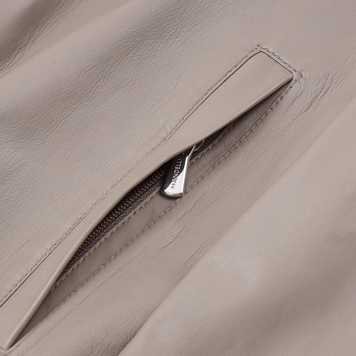 Enrico Mandelli Reversible Lamb Leather Jacket