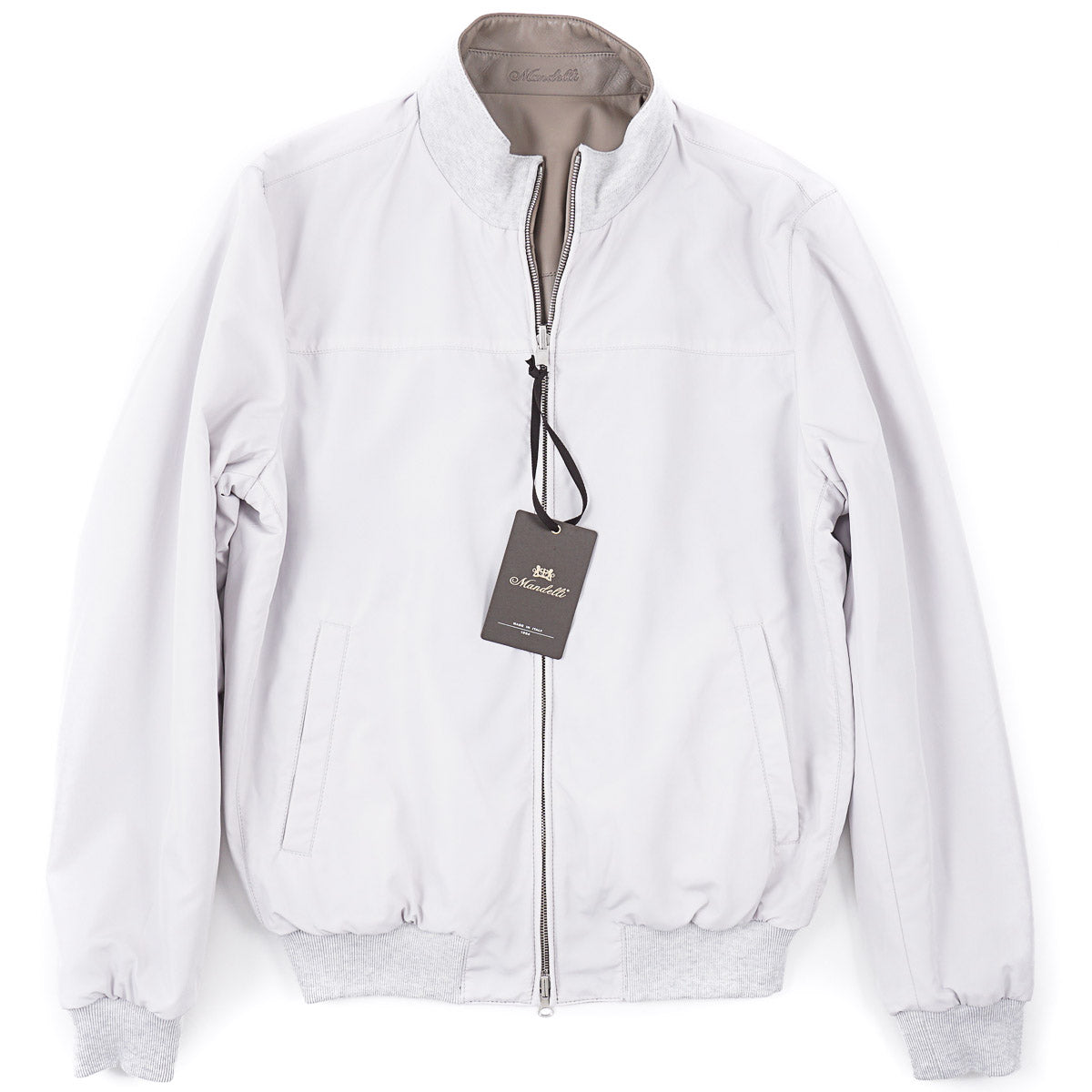 Enrico Mandelli Reversible Lamb Leather Jacket