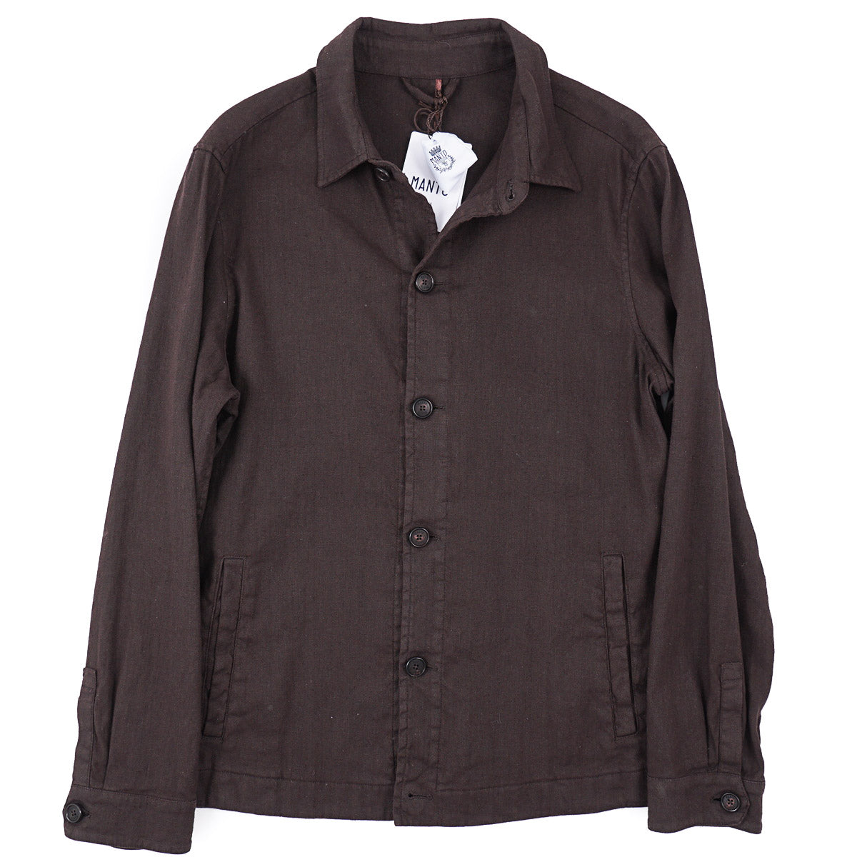 Manto Linen-Cotton Buttoned Jacket