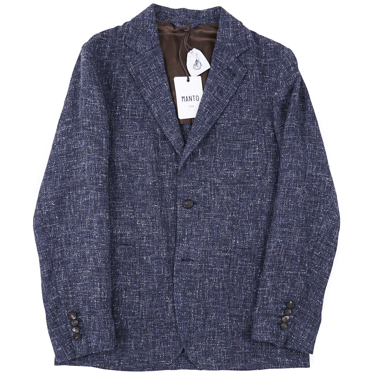 Manto Linen-Wool-Silk Travel Blazer