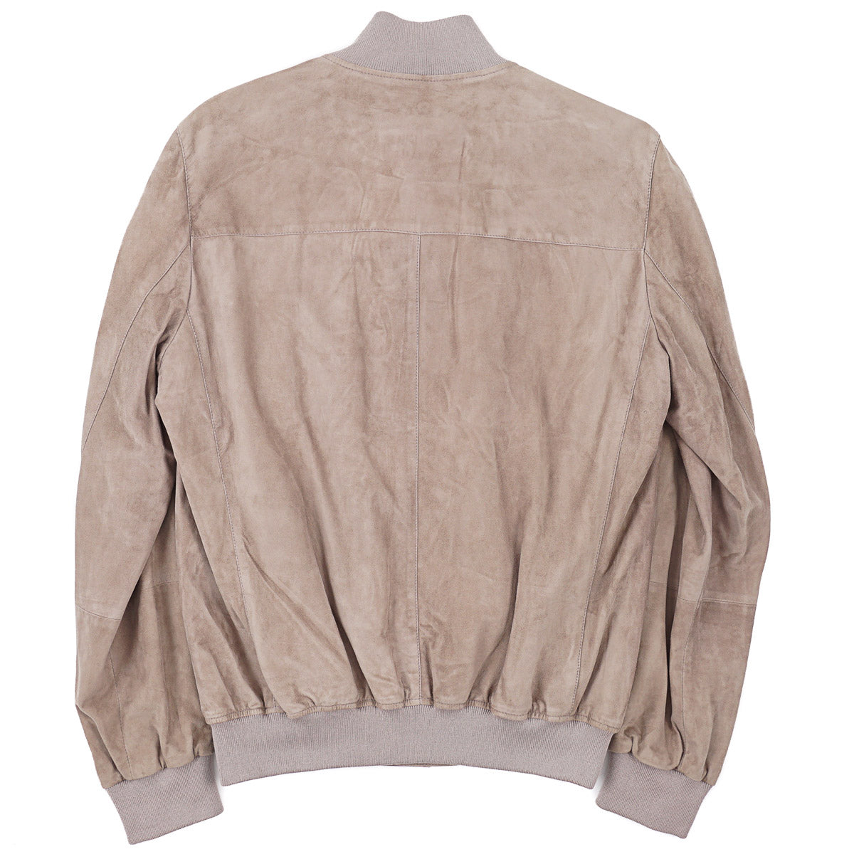 Enrico Mandelli Nappa Suede Bomber Jacket