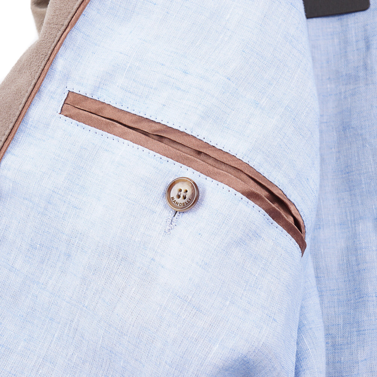 Enrico Mandelli Nappa Suede Bomber Jacket