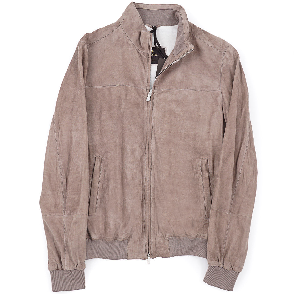 Enrico Mandelli Nappa Suede Blouson Jacket