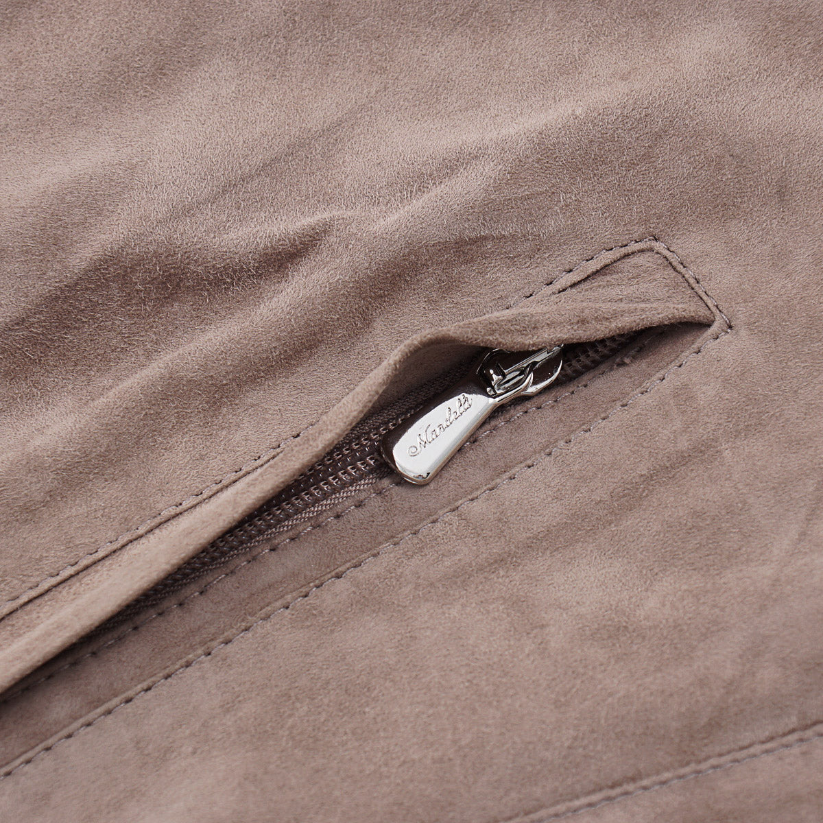 Enrico Mandelli Nappa Suede Blouson Jacket