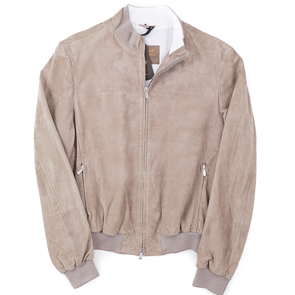 Enrico Mandelli Nappa Suede Blouson Jacket
