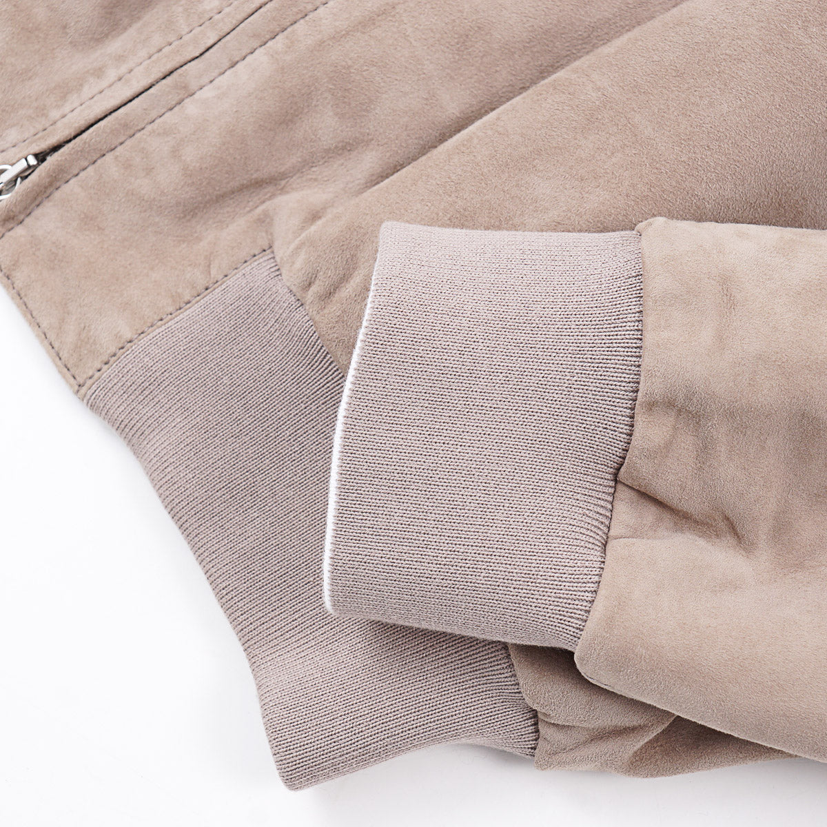 Enrico Mandelli Nappa Suede Blouson Jacket