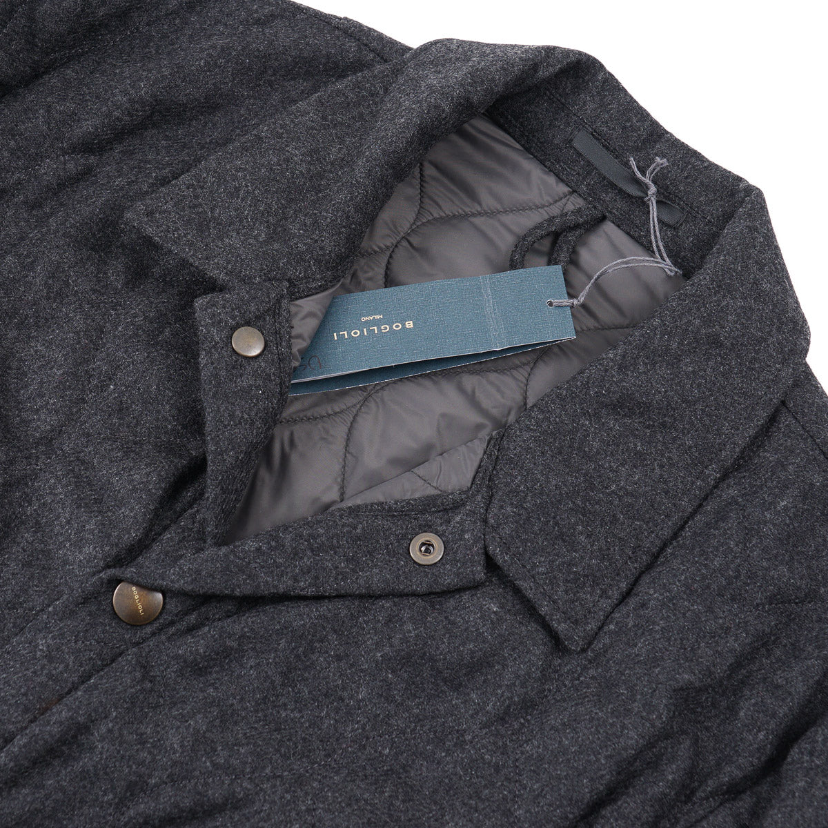 Boglioli Quilted Wool 'Mondadori' Jacket