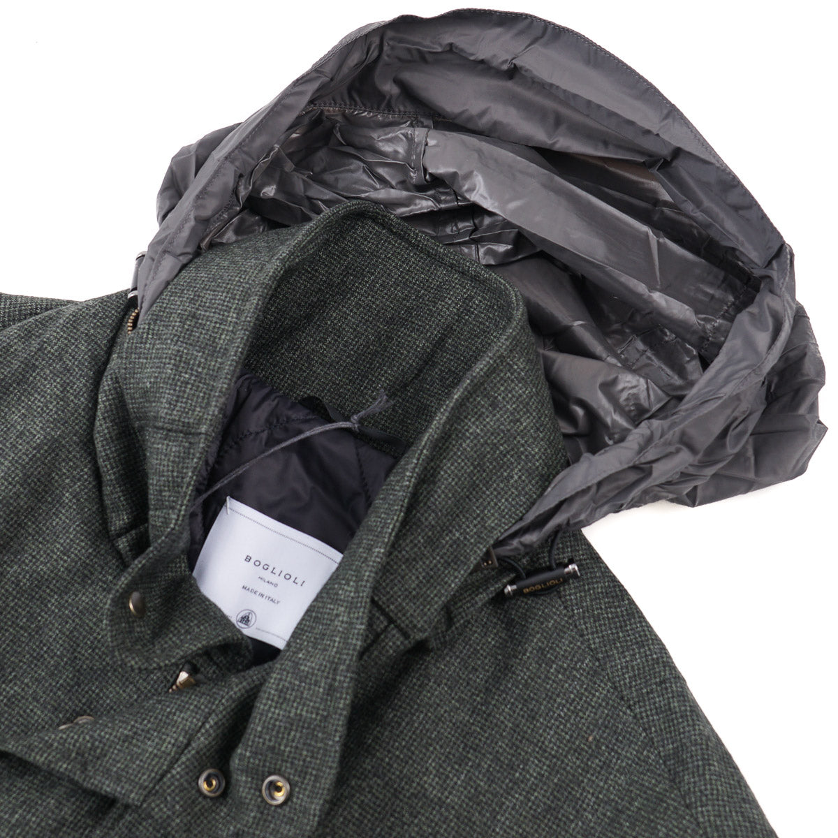 Boglioli Padded Insulated Wool Field Jacket