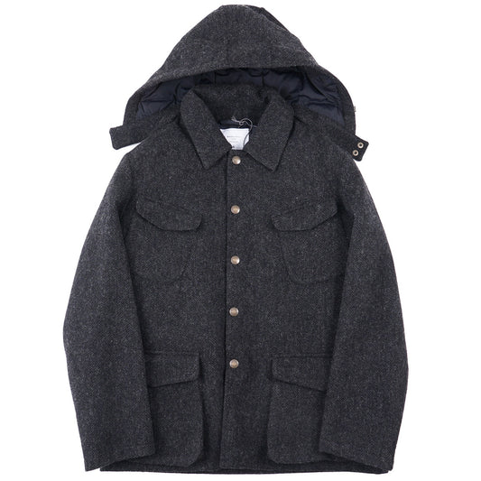 Boglioli Hooded Insulated Wool Field Jacket