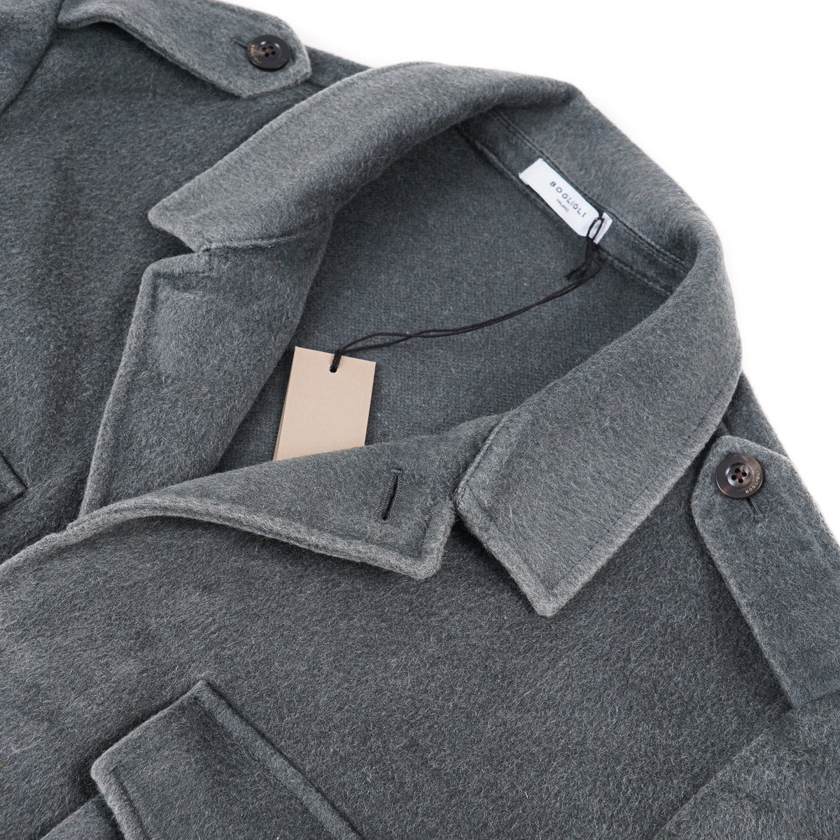 Boglioli Soft Flannel Cashmere Field Jacket
