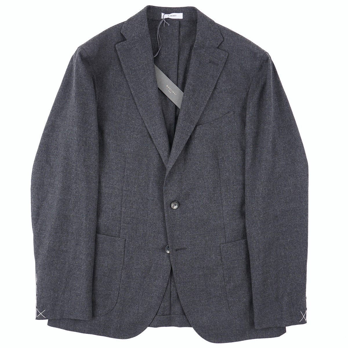 Boglioli Mélange Flannel Wool 'K Jacket' - Top Shelf Apparel
