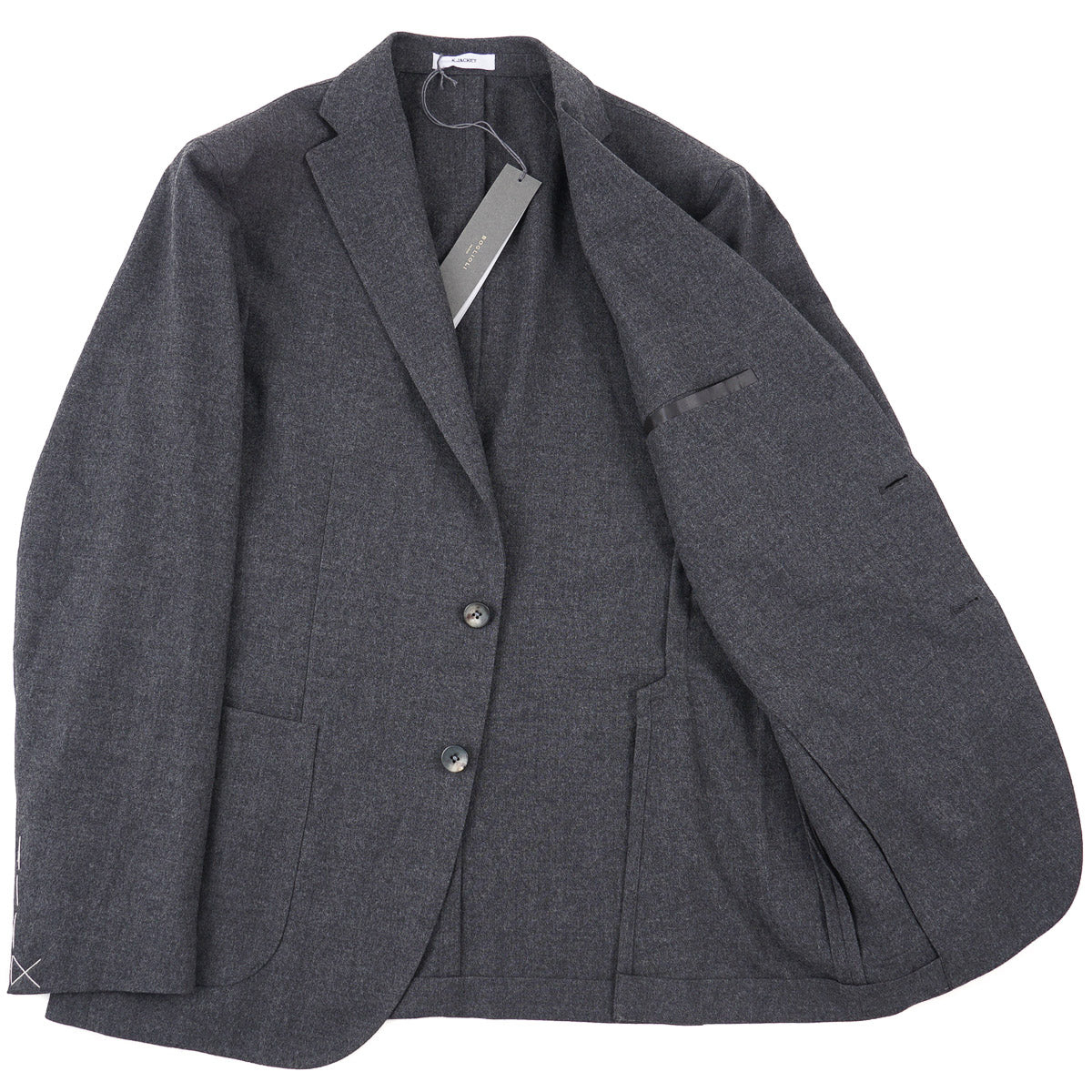 Boglioli Mélange Flannel Wool 'K Jacket' - Top Shelf Apparel