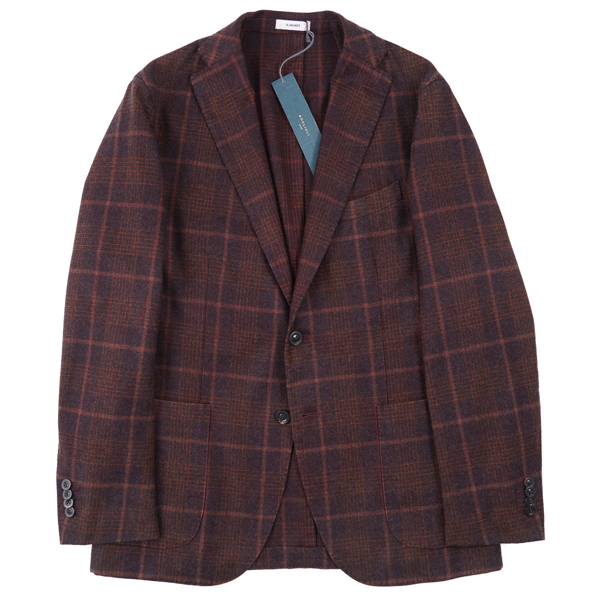 Boglioli Soft Flannel Wool 'K Jacket' - Top Shelf Apparel