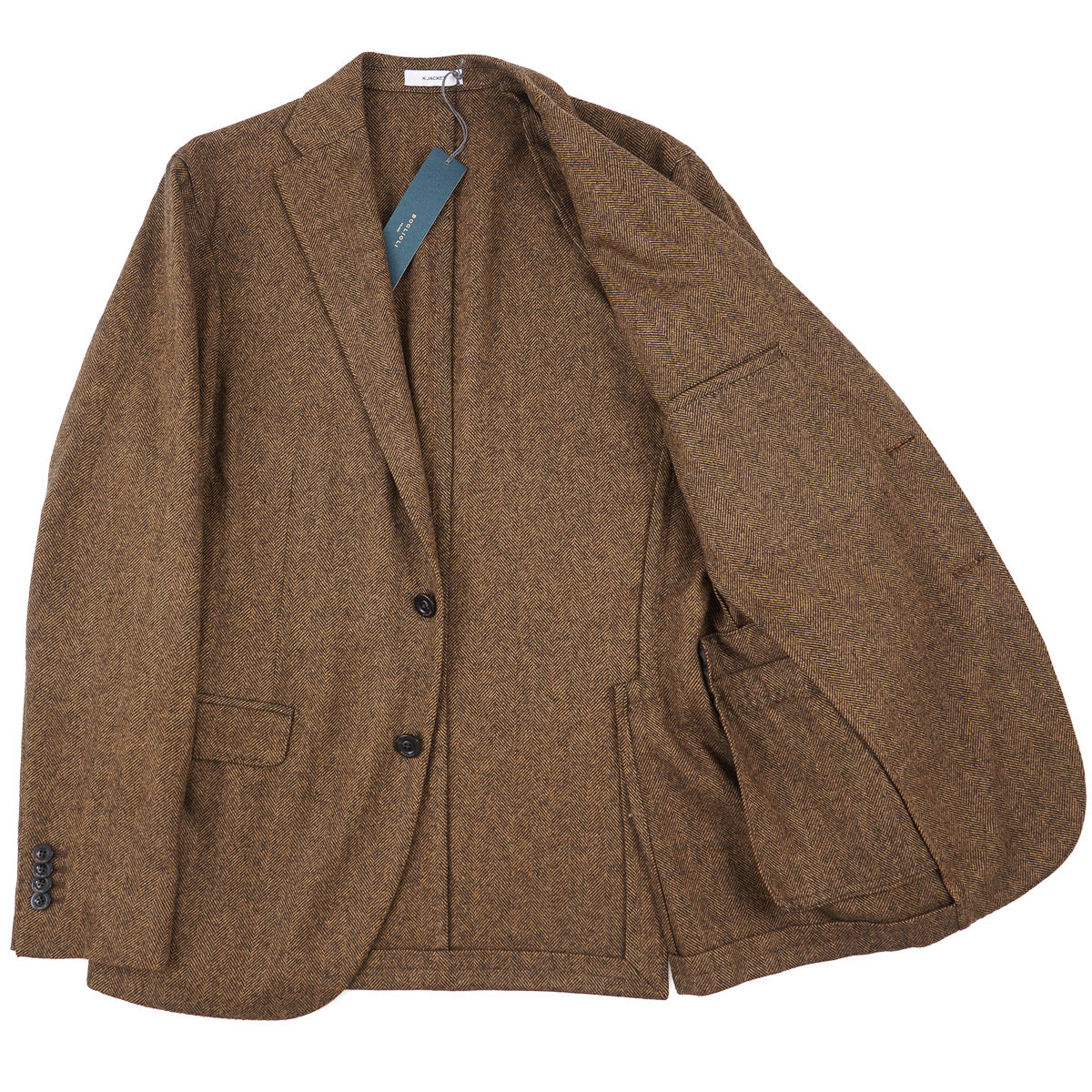 Boglioli Herringbone Wool 'K Jacket' - Top Shelf Apparel