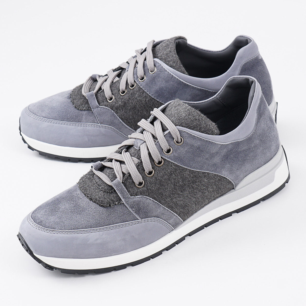 Brett Johnson Calf and Cashmere Sneakers
