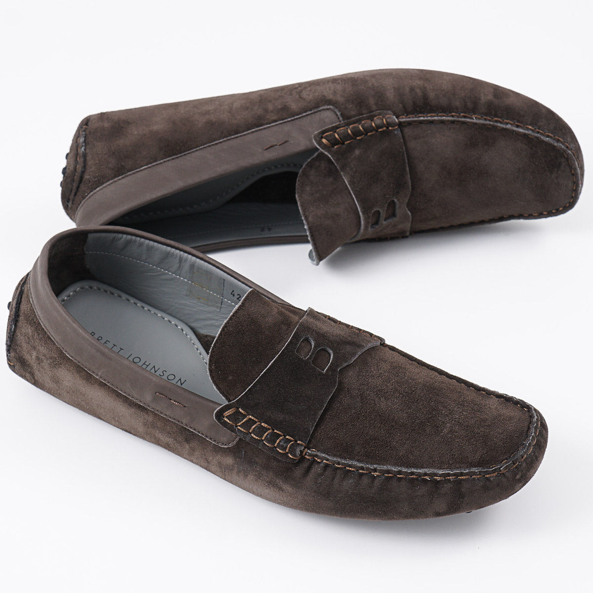 Brett Johnson Suede Driving Loafer